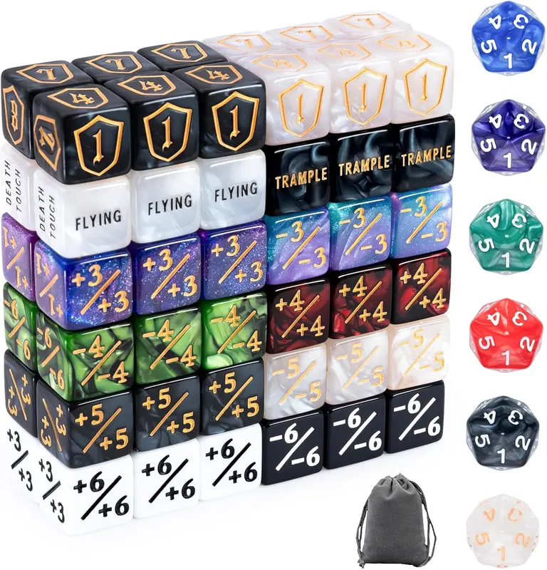 MagiDeal Lot 10 Dés 8 Faces D8 Acrylique Poli – Violet & Rouge Double Couleur Pour Jeux De Rôle D&D & TRPG