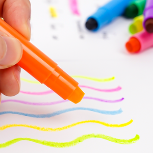 New Design Colorful Fluorescent Solid <strong>Highlighter</strong> <strong>Crayon</strong> - Product Image 1