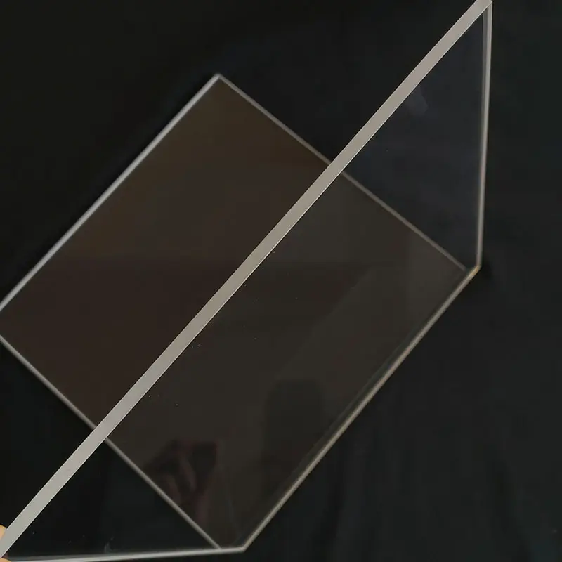 Стеклянная Вафля высокого давления, прозрачный лист из УФ кварцевого стекла