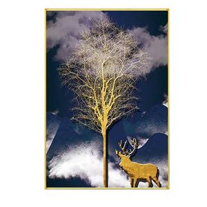 Pop Art moderno paesaggio europeo alce albero soggiorno camera da letto divano corridoio Poster tela pittura stampa su immagine di <span class=keywords><strong>arte</strong></span> della parete - Product Image 1