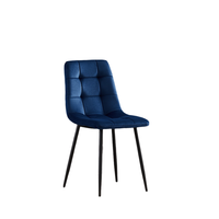 Chaise de salle à manger moderne en velours, vente en gros Chine, pour salon, chambre, bureau à domicile, usage extérieur, couleur personnalisée, design contemporain