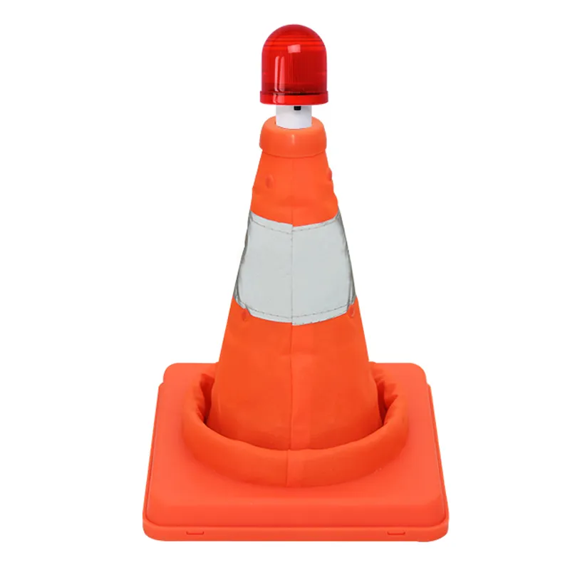 Roadside Emergency Multipurpose Mini Pop-Up Warning Collapsible Road Traffic Cones Products Extendable Stanchion Safety Cones