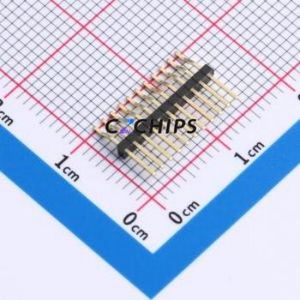 X1311WRS-11J-C40D42 Pin Header SMD,P=1.27mm,Horizontal Mount Connector ( Pin Structure: 1x11P )( Pitch: 1.27mm )( Row Spacing: - Product Image 1