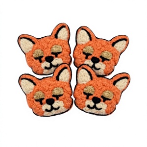 Handmade Eco-Friendly Nonwoven Felt Corgi <b>Face</b> Ornament Cartoon Animal Christmas <b>Tree</b> Decoration Wall Hanging Indoor Decor - Product Image 1