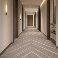 Moquettes murales de luxe pour couloirs d'hôtel, tapis en rouleau sur mesure pour hall d'entrée Bocai