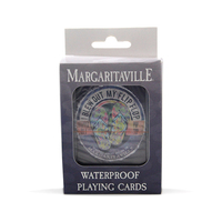 Personnalisable 100% étanche PVC cartes à jouer ensemble haute qualité classique tours de magie Poker Club cartes imprimées 1 pont personnalisé