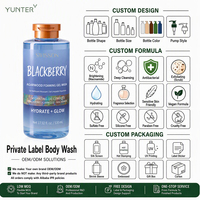Gel Douche Luxueux OEM au Bois d'Agar et à la Blackberry, Parfumé, Marque Privée, Vente en Gros pour Hôtels, Spas et Salons de Beauté