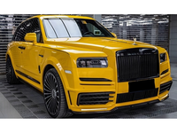 Kit de carrosserie en Fiber de carbone de style M de haute qualité pour jupes latérales de pare-chocs de diffuseur de lèvre avant de Rolls Royce Cullinan