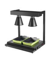 Lampe chauffante ronde professionnelle pour aliments, avec tête réglable, pour buffet, fêtes, restaurants, cuisines et usage domestique