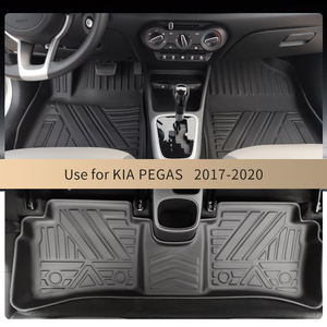 Alfombrillas de TPE para Auto, Diseño Profundo, para <span class=keywords><strong>Kia</strong></span> Soluto 2017-2020, Venta Caliente - Product Image 2