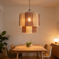 Fournitures de macramé de luxe en gros pour mariages, accents floraux pour lustres, draperies de plafond élégantes pour la décoration d'événements et de fêtes