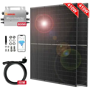 2024 Hot Sale 800w Glass Plate Solar Panel Mono Portatil Household Sunshine Solar Bifacial Panel