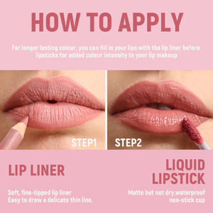VIOLAHOUSE Lip Gloss Private Label Waterproof Long Lasting Makeup <strong>Matte</strong> Liquid <strong>Lipstick</strong> and Lip Pencil Kit - Product Image 6