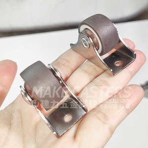 Großhandel Möbel Rollen Feste Rolls chu blade Home Kleine Räder Führung Rolle 1 "1,25" 1,5 "Zoll TPR Verwenden Sie Cart Tool Box Ruedas - Product Image 3