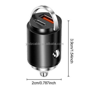 ที่ชาร์จในรถยนต์แบบเร็ว 30W รองรับ PD+QC3.0 พอร์ต USB และ Type-C สำหรับโทรศัพท์มือถือทุกชนิด - Product Image 6