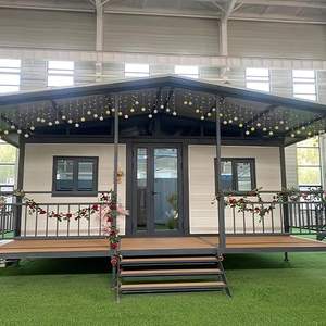 Maison préfabriquée prête à l'emploi, conteneur extensible, mini-maison, villa <span class=keywords><strong>mobile</strong></span>, maison préfabriquée en acier léger, maisons modulaires de luxe, Au - Product Image 2