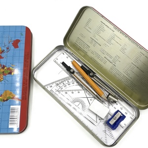 Juego de 9 Piezas de Material Escolar de Geometría Profesional a Precio de Mayoreo, con Lápiz, Regla y Compás para Dibujo - Product Image 6