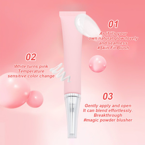Fard à joues <span class=keywords><strong>liquide</strong></span> magique à changement de couleur avec logo personnalisé, sensible à la température, imperméable, longue tenue, teinte naturelle pour les joues - Product Image 4