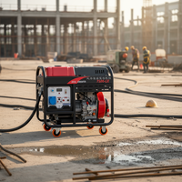 Groupe électrogène diesel personnalisable 7 kW de puissance maximale, faible bruit, refroidissement par air, moteur 188F, 50 Hz, monophasé, châssis ouvert