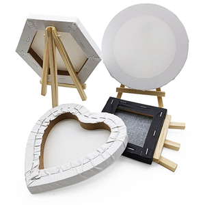 Tela allungata dell'artista di dimensioni personalizzate rotonde all'ingrosso per tele allungate in bianco - Product Image 1