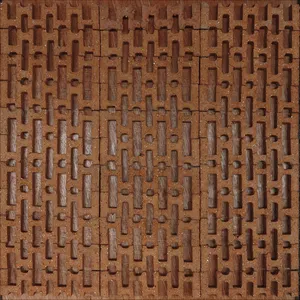 China Professional Manufacture Fliesen Mosaik Wand dekoration Red Brick Hollow Tiles