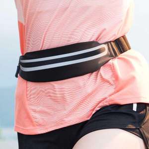 Riñonera de gimnasio Unisex para mujer, riñonera ajustable con tapa para Fitness, cremallera, nailon, Lycra, TPU, impermeable, cinturón para correr <span class=keywords><strong>Intima</strong></span> para - Product Image 4
