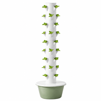 Système de jardinage vertical à 9 niveaux, tour de culture auto-arrosante, jardinière hydroponique pour la culture de légumes à feuilles vertes