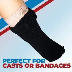 Calcetines superanchos desechables para hombre y mujer, calcetín de Hospital para diabéticos, venta al por mayor