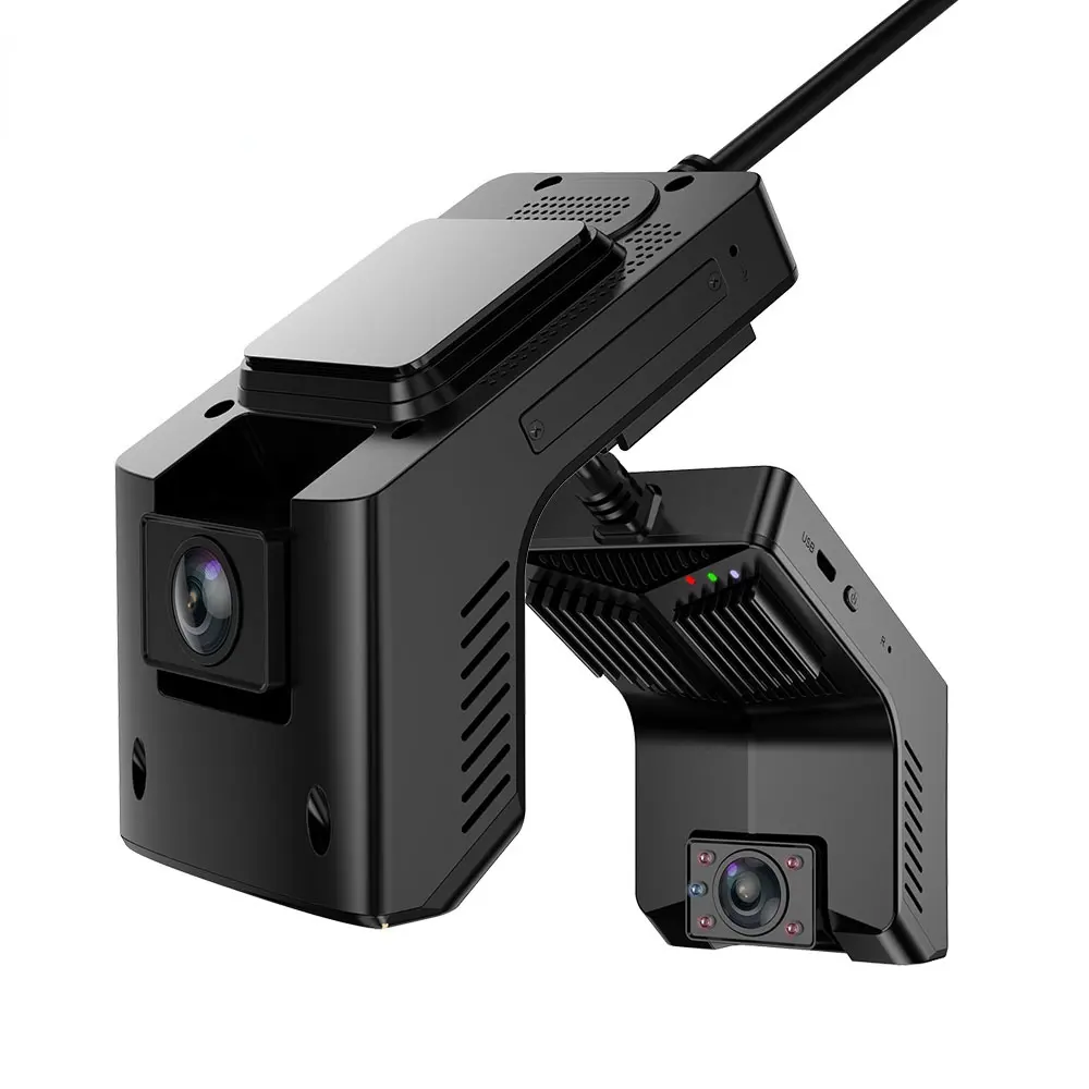 T2 mini xe máy ảnh 1080P Ống kính kép Dash Cam DVR với Wifi GPS và 4 gam GSM Kết nối LCD IPS màn hình 720P độ phân giải