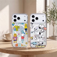 Coque de téléphone magnétique à motif personnalisé en texture graffiti de dessin animé pour iPhone 18 Pro Max, compatible avec iPhone 17, 16, 15, 14, 13