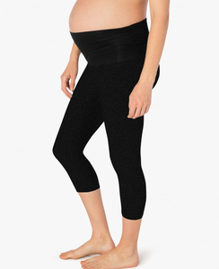 A vita alta di maternità personalizzato pantaloni di yoga di compressione in gravidanza leggings capris delle donne - Product Image 2