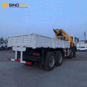 10/12/14/15/16/20 טון נייד עגור משאית סינוטראק הואו 8x4 משאית רכוב הידראולי פרוק קופה למכירה - Product Image 1