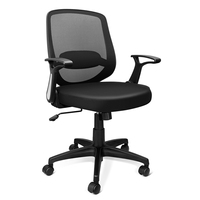 Chaise de bureau ergonomique moderne en maille avec soutien lombaire, base en acier inoxydable et hauteur réglable, fabriquée sur mesure par un fabricant chinois