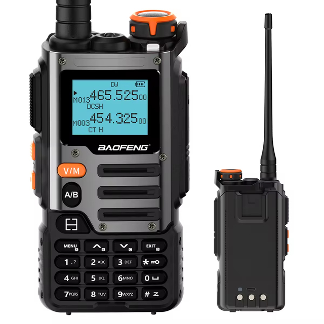 Baofeng UV-K68 Walkie Talkie 5W Two Way Radio Full Band Reception DTMF NOAA Type C Charr & Air Band Copy Frequency Ham Radio