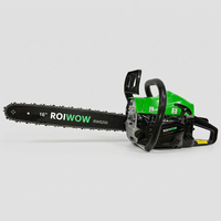 Tronçonneuse à essence 2 temps 52cc 58cc, outil de jardinage à essence, petite tronçonneuse portable 18" 20" pour la coupe du bois