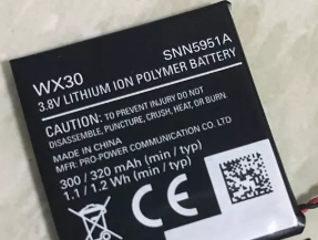 OEM סוללה <span class=keywords><strong>360</strong></span> 1st Gen WX30 320mAh סוללה SNN5951A עבור <span class=keywords><strong>Moto</strong></span> <span class=keywords><strong>360</strong></span> 1st Gen 2014 חכם שעון סוללות - Product Image 3