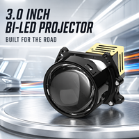 Projecteur LED automobile puissant Bi-LED 3 pouces 6000K 12V 24V 55W 65W, feux de croisement et de route, pour rénovation de phares de voiture