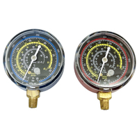 Jauges haute et basse pression 2 pièces pour R410 réfrigérant climatisation AC outils de réparation jauge collecteur raccords de soupape séparément