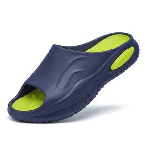 Chaussons pour personnes <span class=keywords><strong>âgée</strong></span>s à talon enveloppé, antidérapants, anti-chute, légers, respirants, avec logo personnalisé, confortables à la maison et protecteurs - Product Image 2