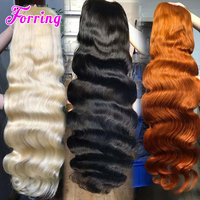 Wig rambut manusia asli India tanpa lem, rambut kutikula sejajar, wig lace frontal HD, wig lace depan untuk wanita kulit hitam (grosir)