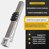 Module de guidage linéaire CNC haute précision à vis mère entièrement fermé en acier inoxydable avec rail de guidage linéaire intégré