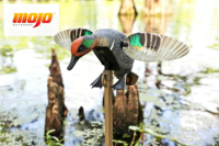 MOJO Outdoors ES Green Wing Teal, leurre de chasse au canard volant en plastique, pratique, de qualité supérieure, durable et réaliste