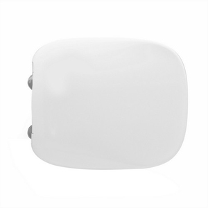 Sedile WC con Chiusura Ammortizzata Bianco Lunghezza 48 cm Larghezza 39 cm Altezza 5 cm - Product Image 1