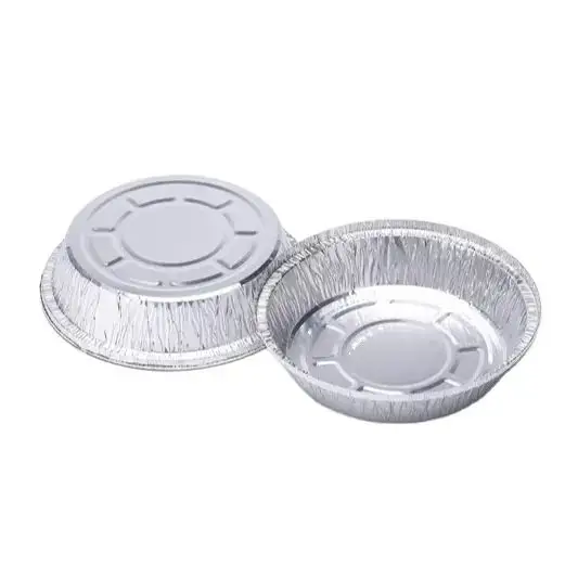 High Quality 6\" round Silver Aluminum Foil Container for Baking Preservation & Refrigeration Quality Lunch Box