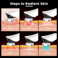 Masajeador Facial 3D Giratorio para Moldear el Cuerpo, Reducción de Celulitis, Drenaje Linfático, Desintoxicación Facial, Relajante, Dispositivo de Belleza Multifunción