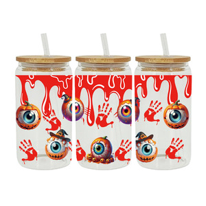 Transferts DTF féériques pour gobelets de 16 oz, motifs Citrouille Foncée, Boule de Noël, UV, Décorations de tasses DTF, Fleurs, <span class=keywords><strong>Horreur</strong></span> Sanglante, Autocollants de transfert thermique DTF - Product Image 1