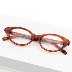 แว่นตาแฟชั่นทรงกลมสไตล์เกียกชิคจาก Factory Eyewear กรองแสงสีฟ้า ผลิตจากอะซิเตททนทาน ลายเรียบ - Product Image 3