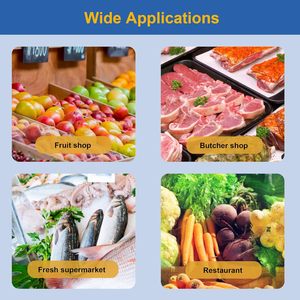 Selladora de Bolsas de Plástico Industrial, Máquina de Envasado al Vacío con Succión Externa de 500 mm, Máquina Selladora al Vacío Comercial para Alimentos - Product Image 6