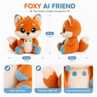 Jouet en peluche intelligent interactif pour la croissance cognitive et l'amitié, compagnon d'âme réactif