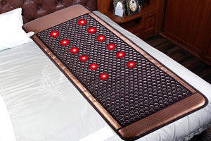 Matras kasur termal portabel pemanas elektrik, matras Ranjang pijat PEMF langsung dari pabrik, batu Tourmaline, pemanas elektrik Bio ruang tamu - Product Image 3